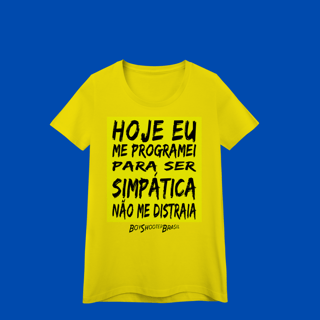 Nome do produto Não me distraia mulher BoyShooterBrasil Baby look