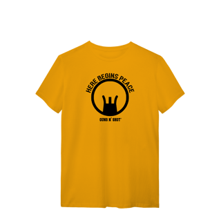 Nome do produto Here begins peace Tiro Esportivo Quality