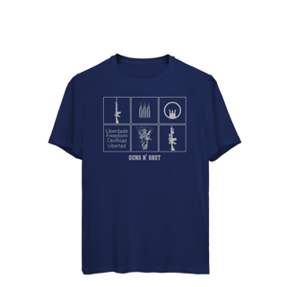 Nome do produto Symbols of Freedom Guns N' Shot Tiro Esportivo Dry Fit UV