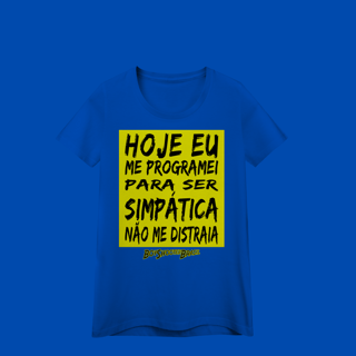 Nome do produto Não me distraia mulher BoyShooterBrasil Baby look