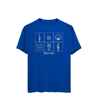 Nome do produto Symbols of Freedom Guns N' Shot Tiro Esportivo Dry Fit UV