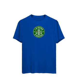 Nome do produto I Love Guns N' Bacon Pólvora e Mato Dry Fit UV