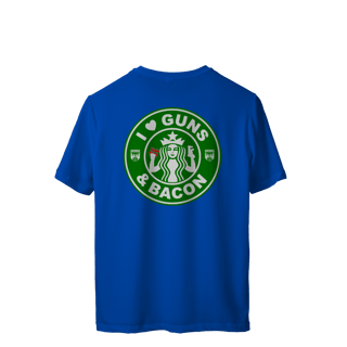 Nome do produto I Love Guns N' Bacon Pólvora e Mato Dry Fit UV