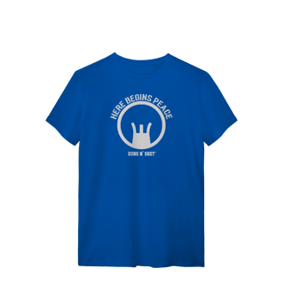 Nome do produto Here begins peace Tiro Esportivo Quality