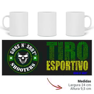 Nome do produto Caneca Quebra Cabeça Guns N' Shot CAC