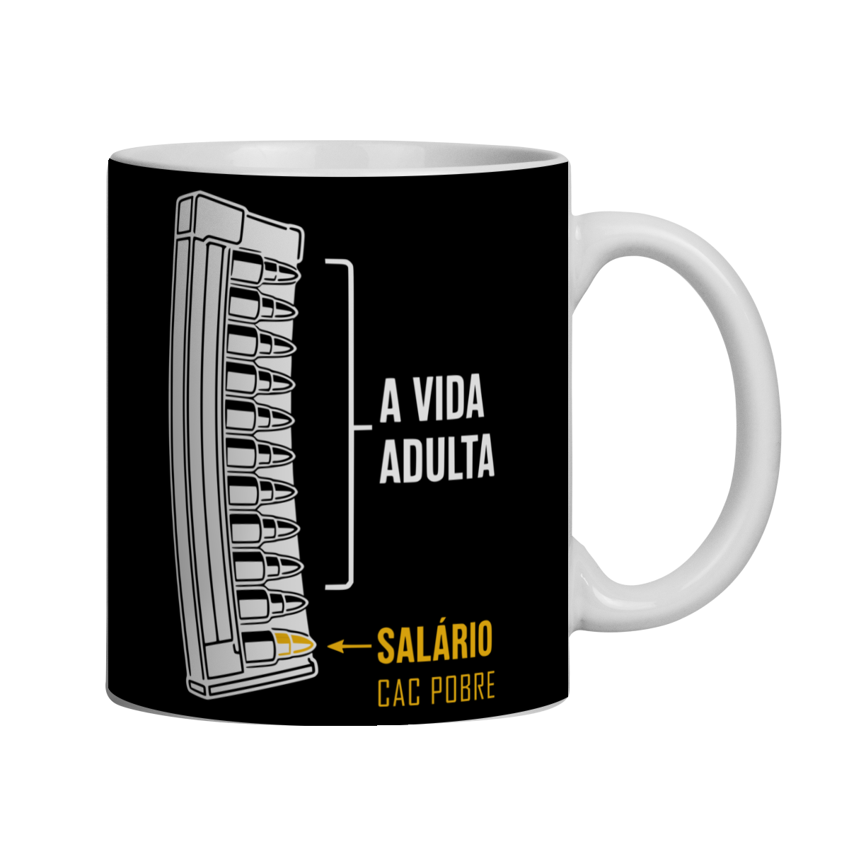 Caneca A Vida Adulta CAC Pobre