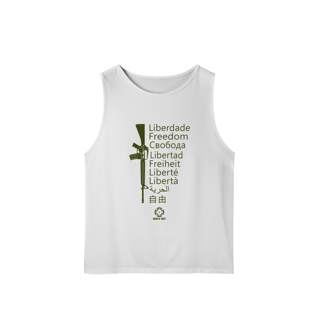 Nome do produto Liberdade Guns N' Shot Armamentismo Regata Dry Fit UV