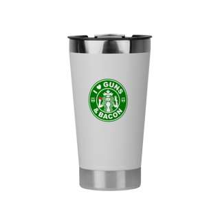 Nome do produto Copo térmico I Love Guns N' Bacon Pólvora e Mato