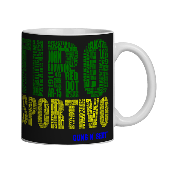 Caneca Quebra Cabeça Guns N' Shot CAC