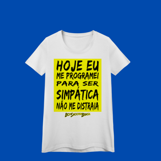 Nome do produto Não me distraia mulher BoyShooterBrasil Baby look
