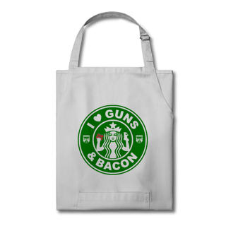 Nome do produto Avental I Love Guns N' Bacon Pólvora e Mato