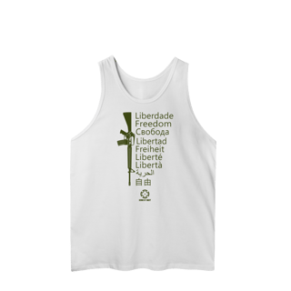 Nome do produto Liberdade Guns N' Shot Armamentismo Regata Quality