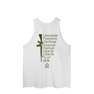 Nome do produto Liberdade Guns N' Shot Armamentismo Regata Quality