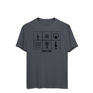 Nome do produto Symbols of Freedom Guns N' Shot Tiro Esportivo Dry Fit UV