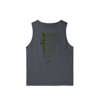 Nome do produto Liberdade Guns N' Shot Armamentismo Regata Dry Fit UV