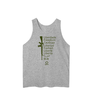 Nome do produto Liberdade Guns N' Shot Armamentismo Regata Quality