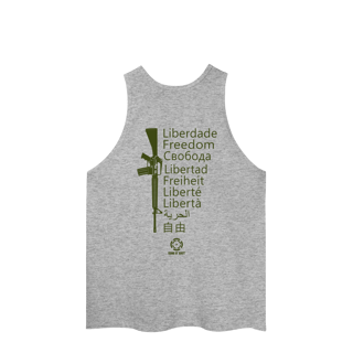 Nome do produto Liberdade Guns N' Shot Armamentismo Regata Quality