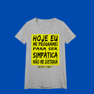 Nome do produto Não me distraia mulher BoyShooterBrasil Baby look