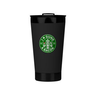 Nome do produto Copo térmico I Love Guns N' Bacon Pólvora e Mato