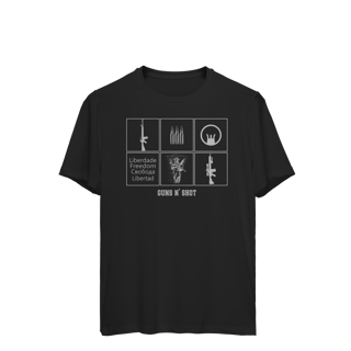 Nome do produto Symbols of Freedom Guns N' Shot Tiro Esportivo Dry Fit UV