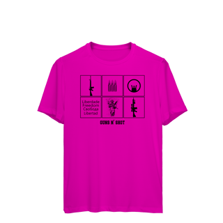 Nome do produto Symbols of Freedom Guns N' Shot Tiro Esportivo Dry Fit UV