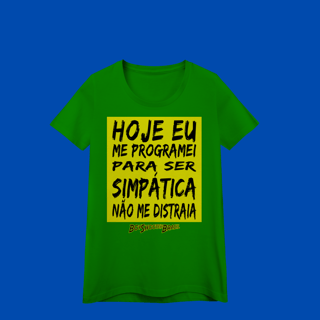 Nome do produto Não me distraia mulher BoyShooterBrasil Baby look