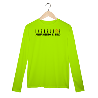 Nome do produto Instrutor de Armamento e Tiro Vista na Mira Dry Fit Manga Longa