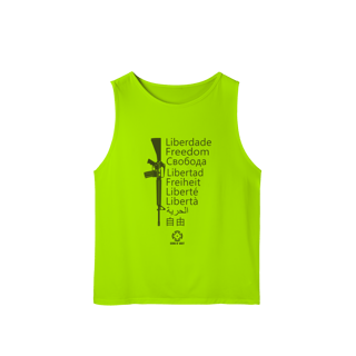 Nome do produto Liberdade Guns N' Shot Armamentismo Regata Dry Fit UV