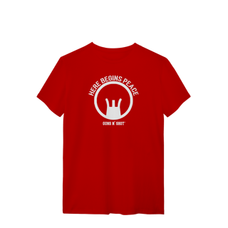 Nome do produto Here begins peace Tiro Esportivo Quality