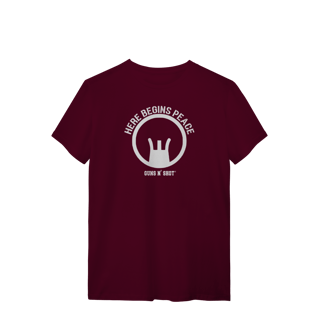 Nome do produto Here begins peace Tiro Esportivo Quality