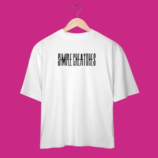 Nome do produtoCamiseta Oversized Simple Creatures