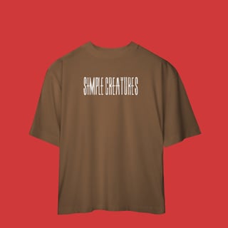 Nome do produtoCamiseta Oversized Simple Creatures