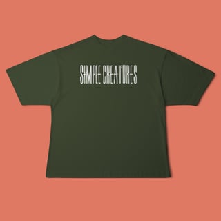 Nome do produtoCamiseta Oversized Simple Creatures