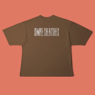 Nome do produtoCamiseta Oversized Simple Creatures