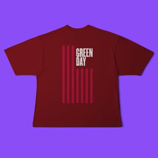 Nome do produtoCamiseta Oversized Green Day American Idiot