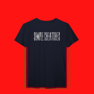 Nome do produtoCamiseta Simple Creatures