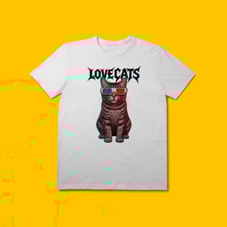 Nome do produtoCamiseta Anarcopet - Love Cats