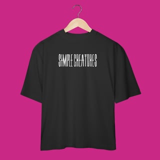 Nome do produtoCamiseta Oversized Simple Creatures