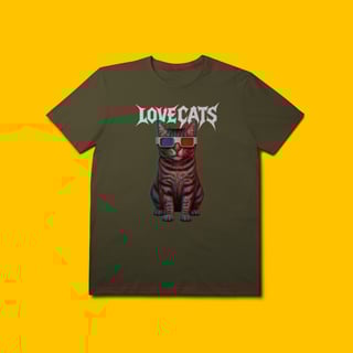 Nome do produtoCamiseta Anarcopet - Love Cats