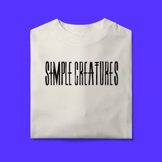 Nome do produtoCamiseta Oversized Simple Creatures