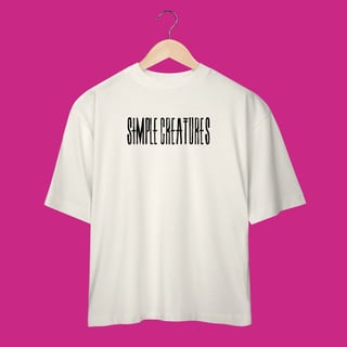 Nome do produtoCamiseta Oversized Simple Creatures