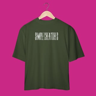 Nome do produtoCamiseta Oversized Simple Creatures