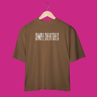 Nome do produtoCamiseta Oversized Simple Creatures