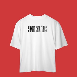 Nome do produtoCamiseta Oversized Simple Creatures
