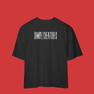 Nome do produtoCamiseta Oversized Simple Creatures