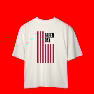 Nome do produtoCamiseta Oversized Green Day American Idiot