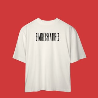 Nome do produtoCamiseta Oversized Simple Creatures