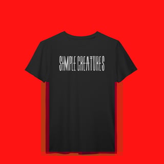 Nome do produtoCamiseta Simple Creatures