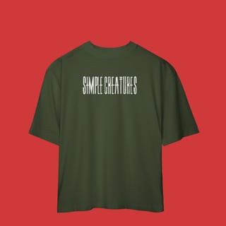 Nome do produtoCamiseta Oversized Simple Creatures