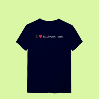 Nome do produtoCamiseta - I Love Midwest Emo